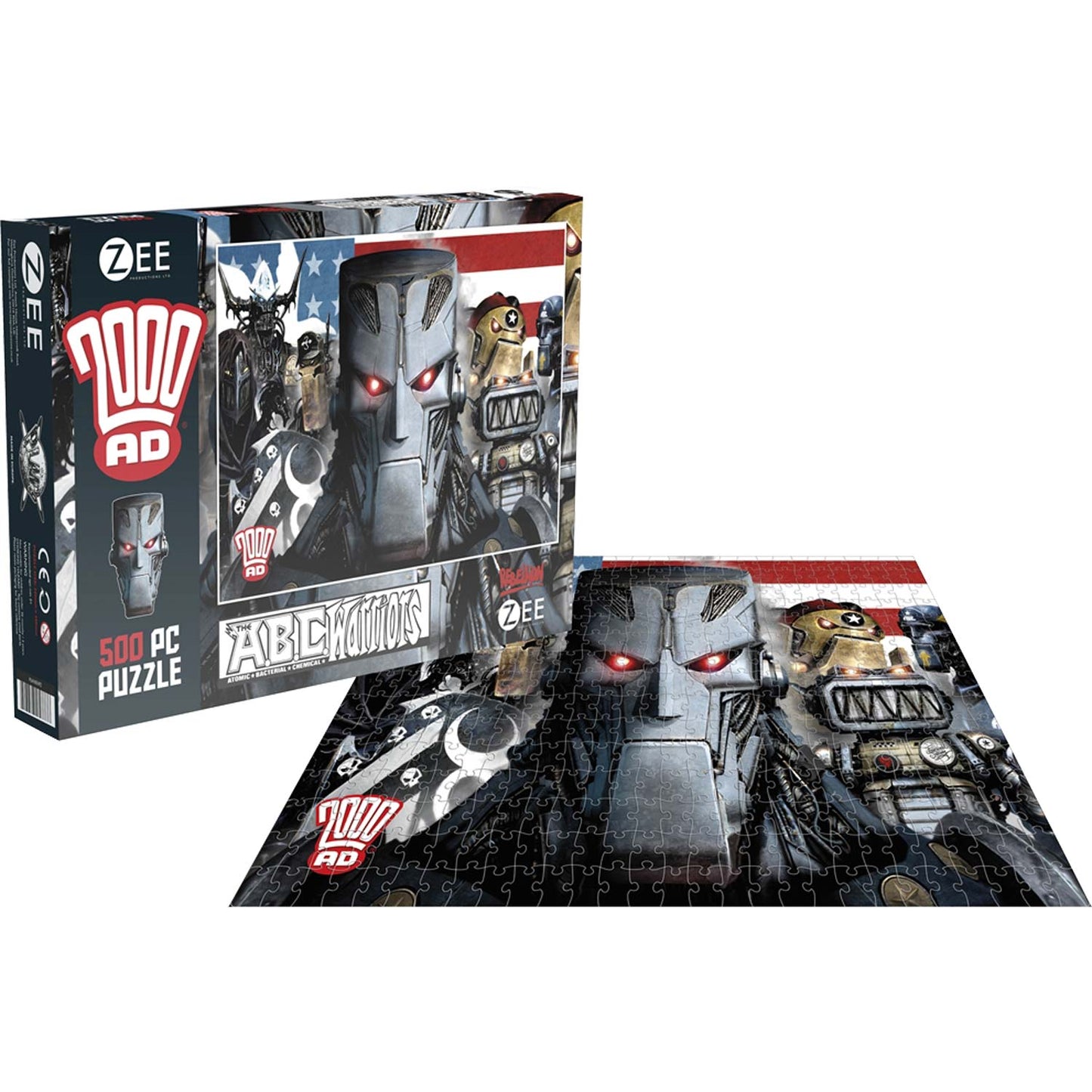 2000 AD ABC Warriors (500 Piece Jigsaw Puzzle) Puzzle