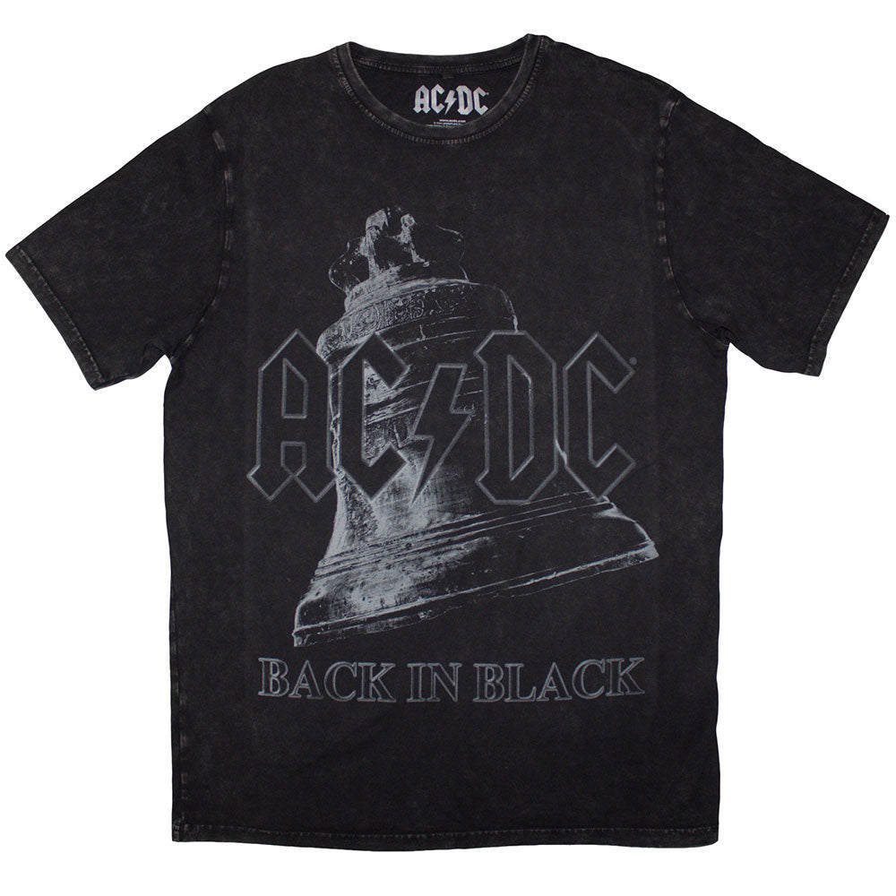 AC/DC Back In Black Bell Stone Wash T-shirt