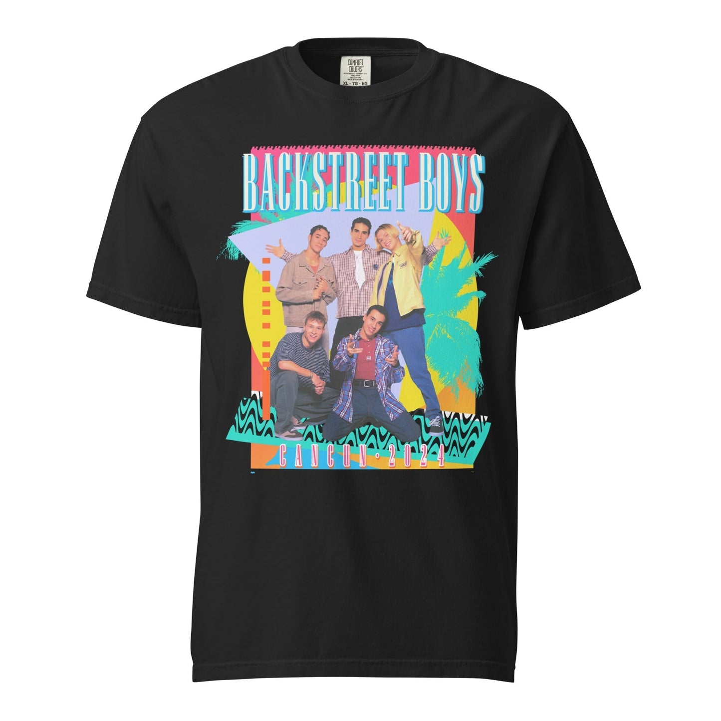 - Backstreet Boys - Cancun 2024 Mineral Wash T-Shirt