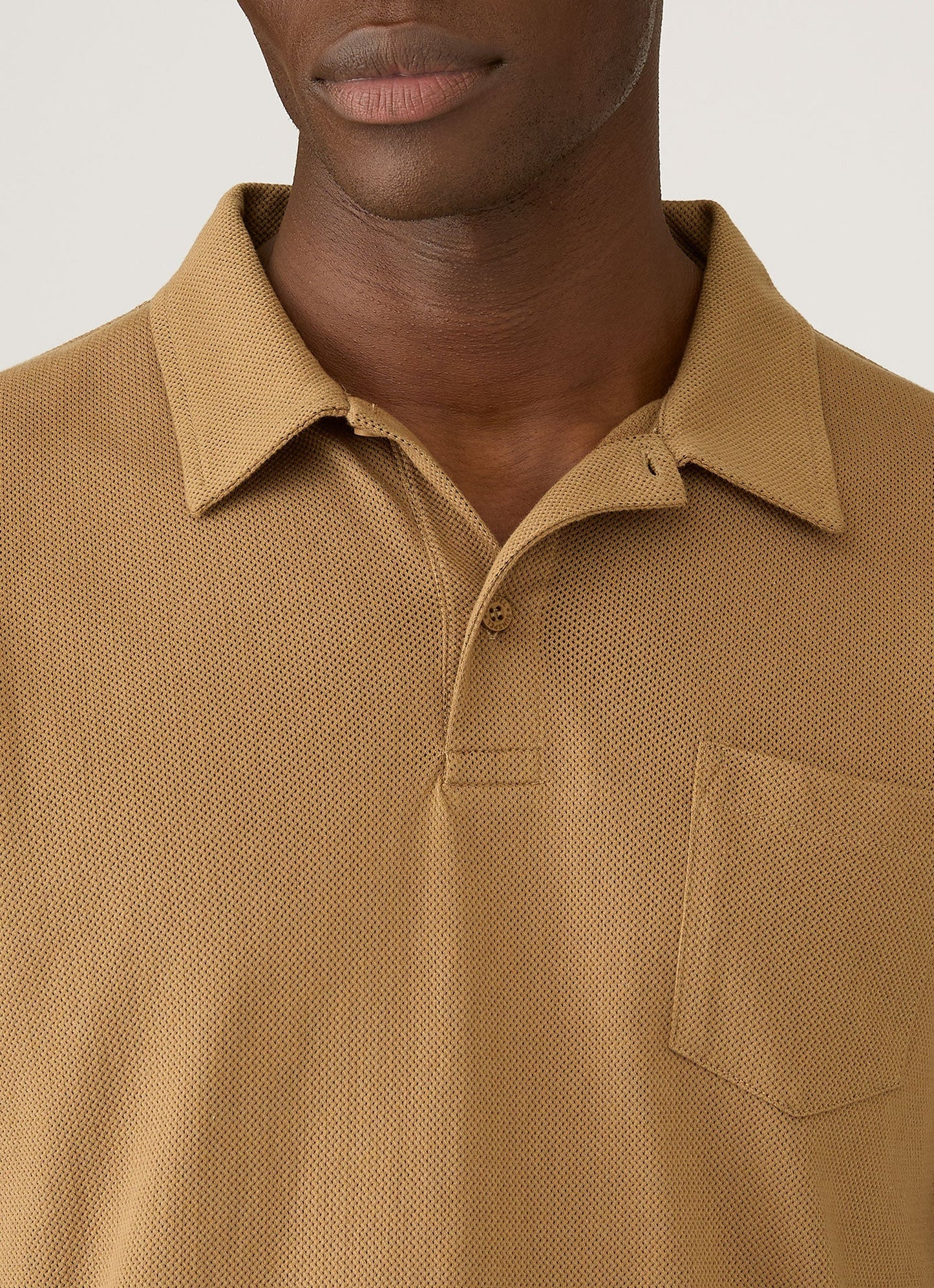 Mens Riviera Polo Shirt In Walnut Mpol1026 Brgo