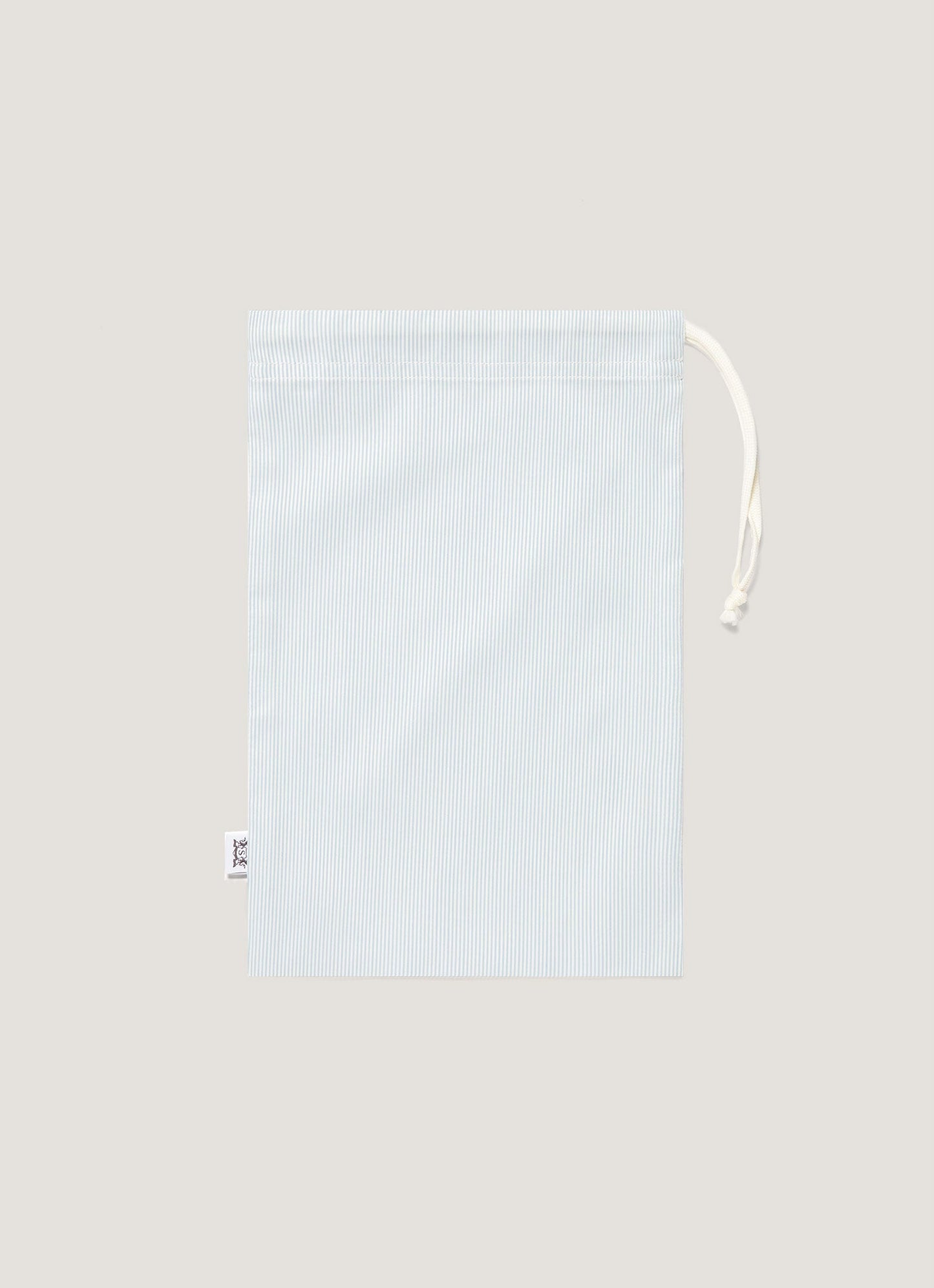 Men's Drawstring Swim Shorts in Sky Blue/White