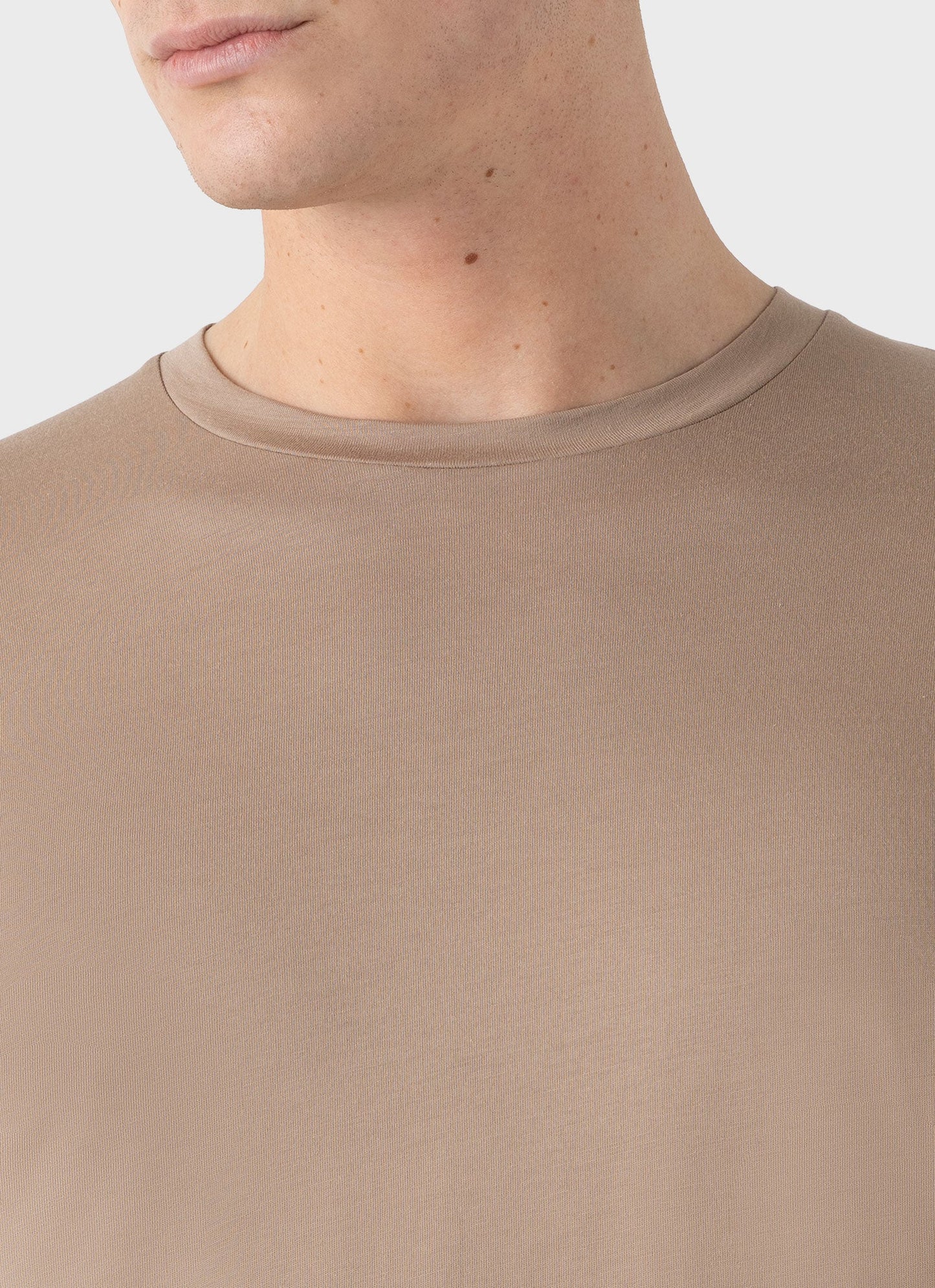 Mens Riviera Midweight Tshirt In Sandstone Mtsh0007S Brfc