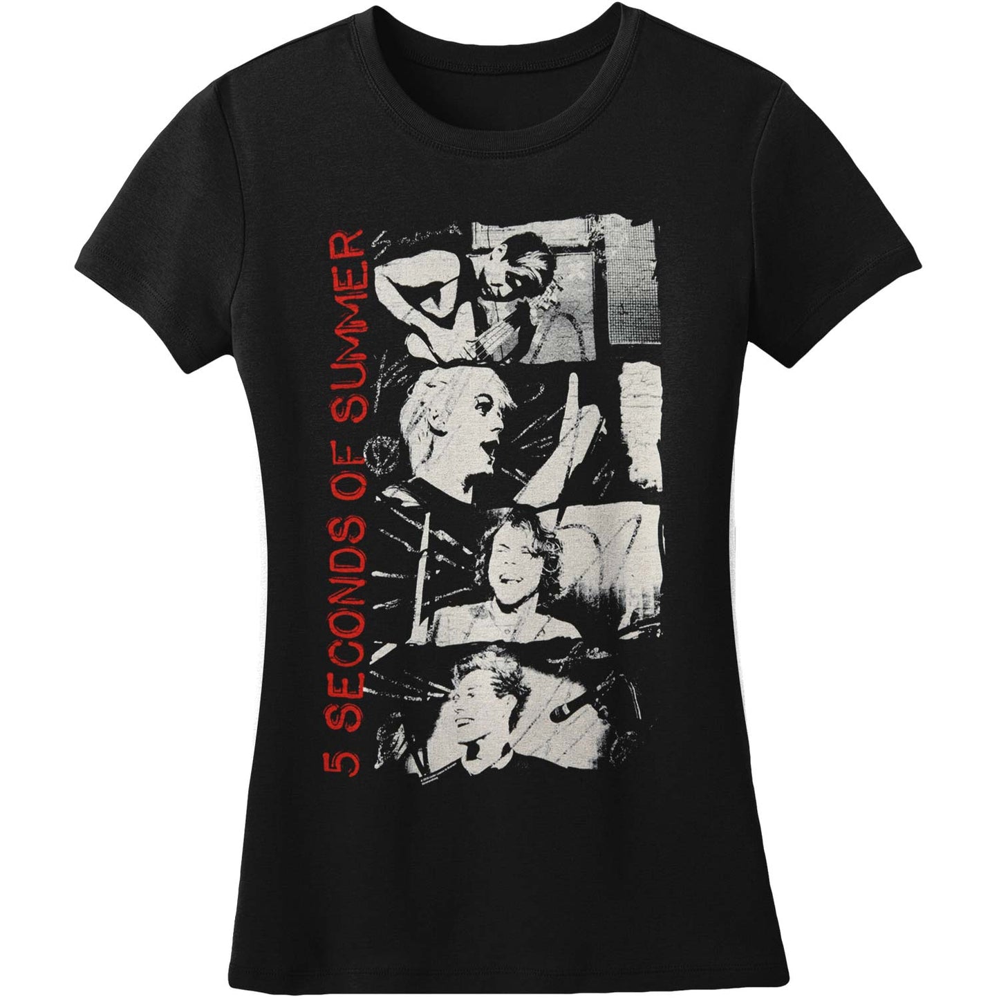 5 Seconds Of Summer Stacked Photos Junior Top