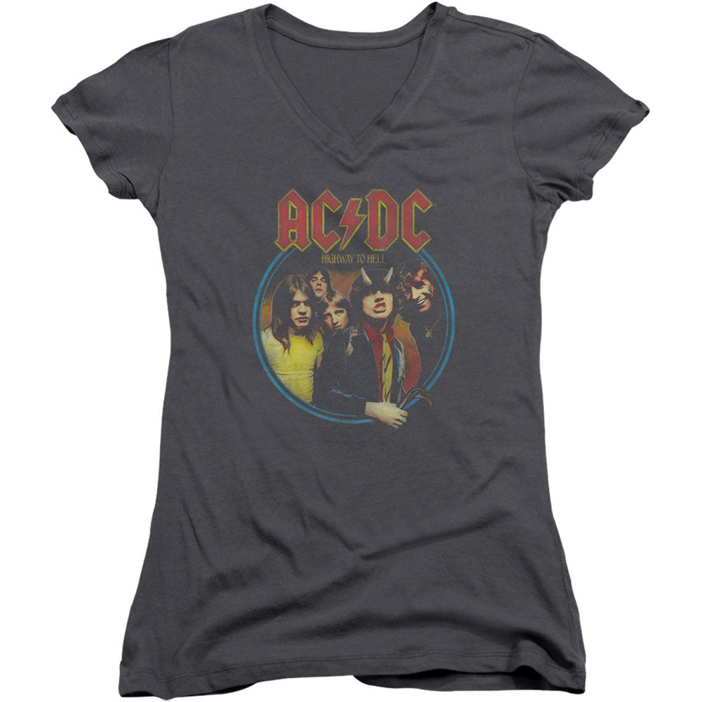 AC/DC Highway To Hell Cap Sleeve Junior Top