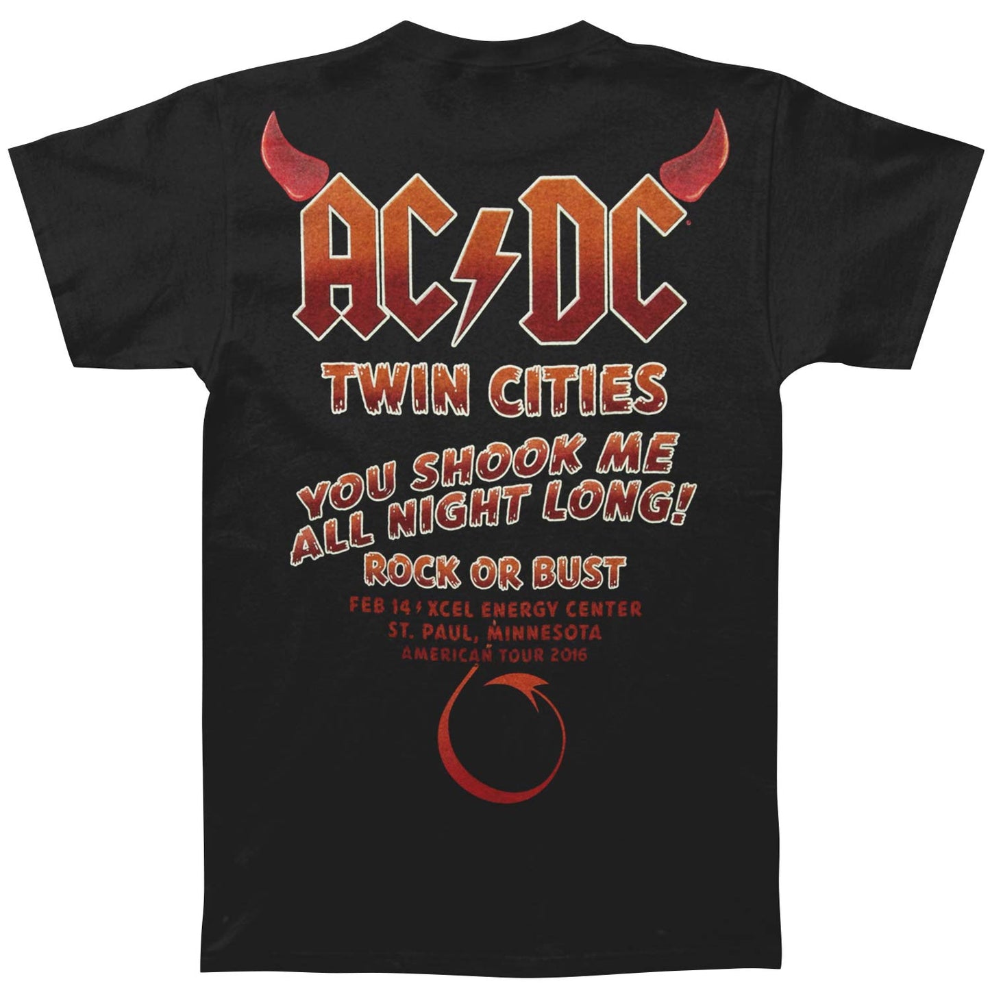 AC/DC 2016 St. Paul Event T-shirt