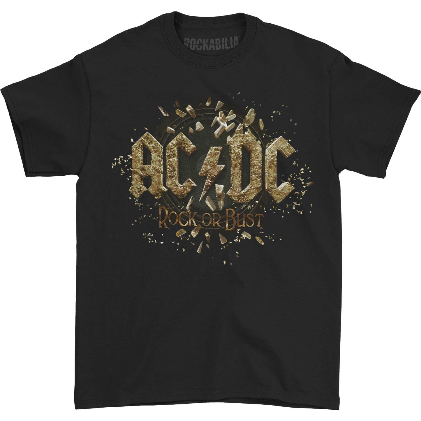 AC/DC In Rock We Trust 2015 N.A. Tour Tee T-shirt