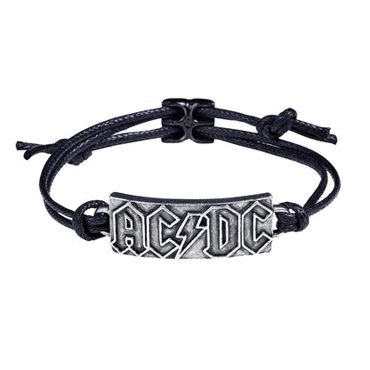 AC/DC Lightning Logo Wrist Strap Wristband