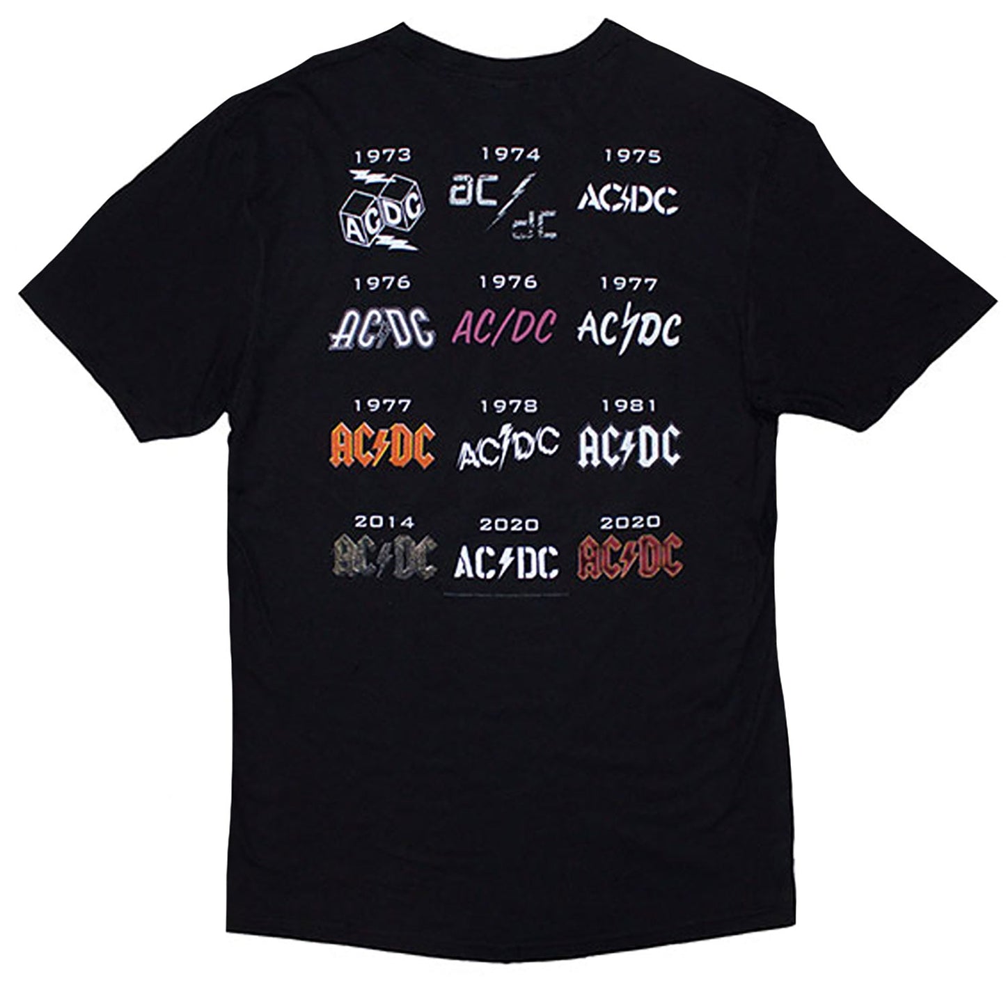 AC/DC History Logo T-shirt
