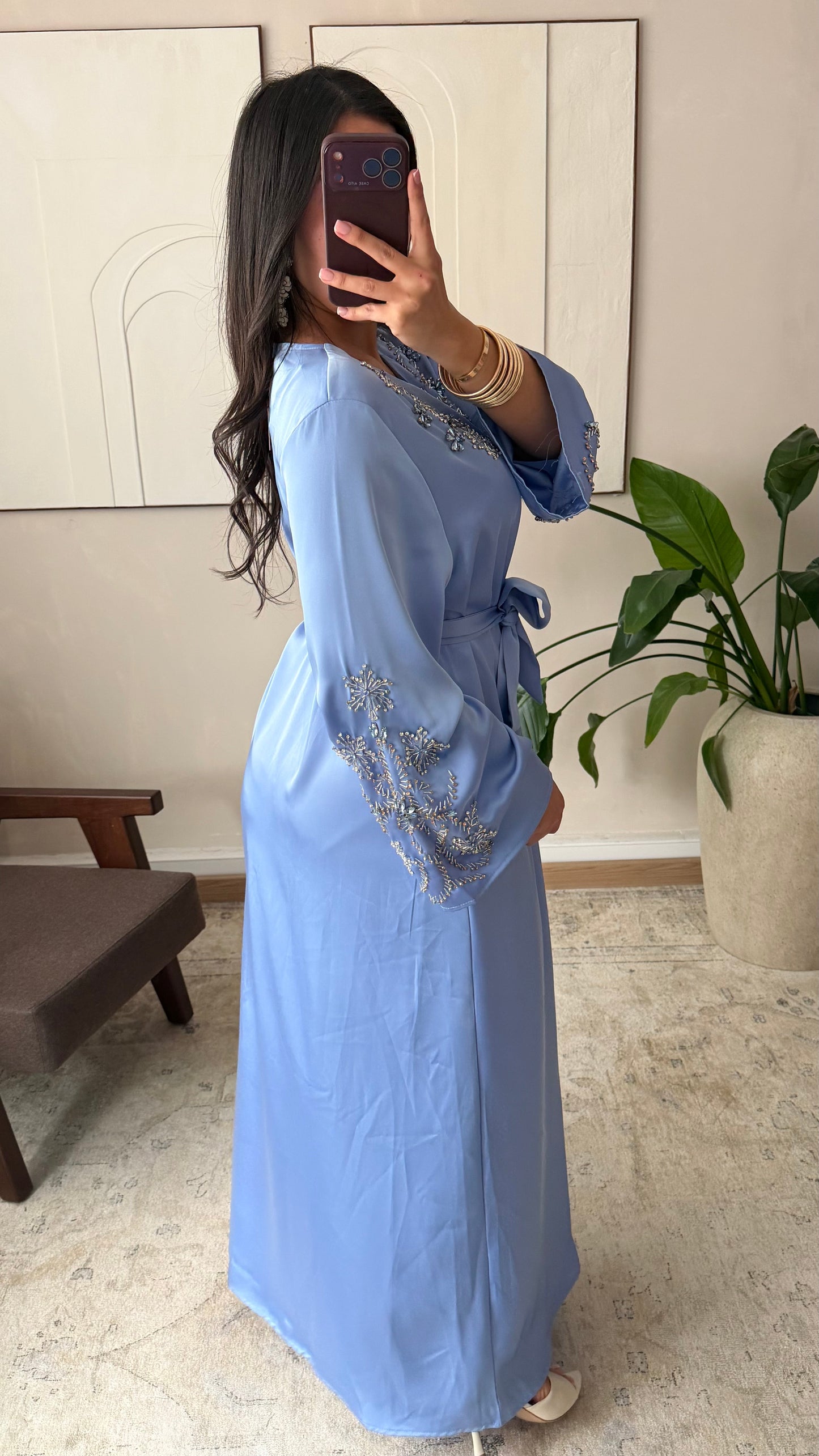 Robe Strass Yumine I Bleu