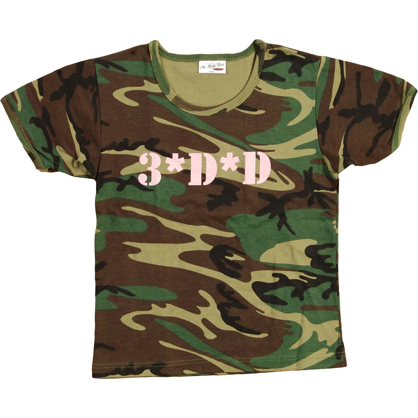 3 Doors Down 3DD Camo Junior Top