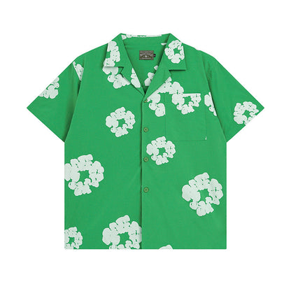 Denim Tears T-shirts Kapok Short-Sleeved Shirt Casual Shirt