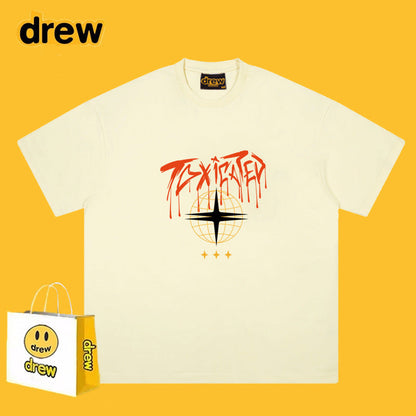 Drew T-shirts Short Sleeve Earth Print T-shirt