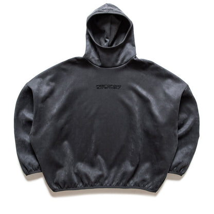 Fear Of God Essentials Suede Fleece Modern Hoodie - Iron Grey