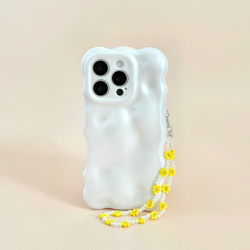 Beaded Phone Strap - Sunflowers