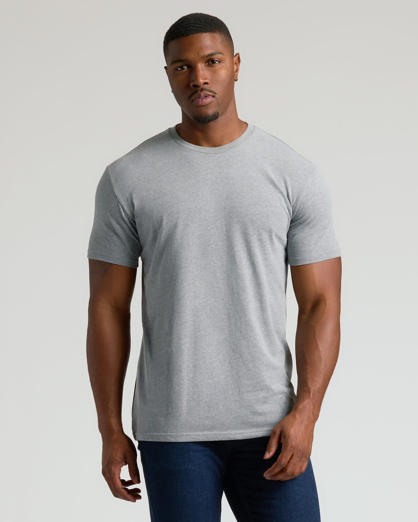 Tall Straight Hem Crew Neck T-Shirt 10-Pack