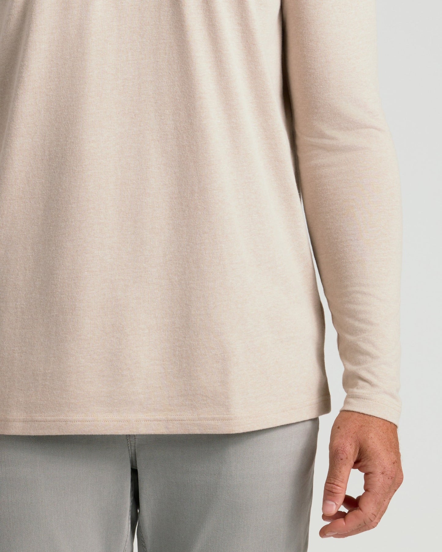 Heather Truffle Tall Long Sleeve T Shirt