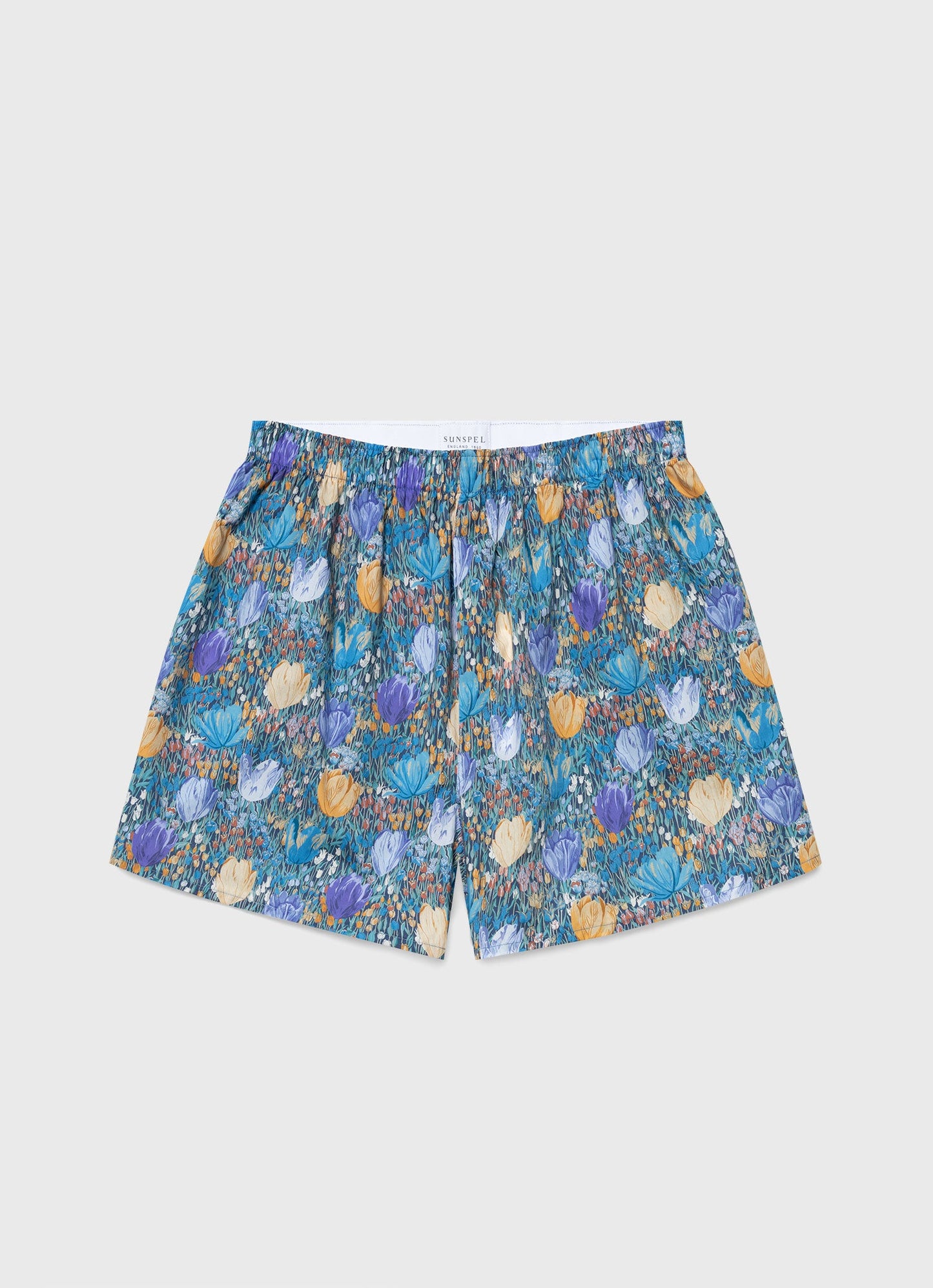 Mens Liberty Print Boxer Shorts In Liberty Tulip Mbox4701L Butk