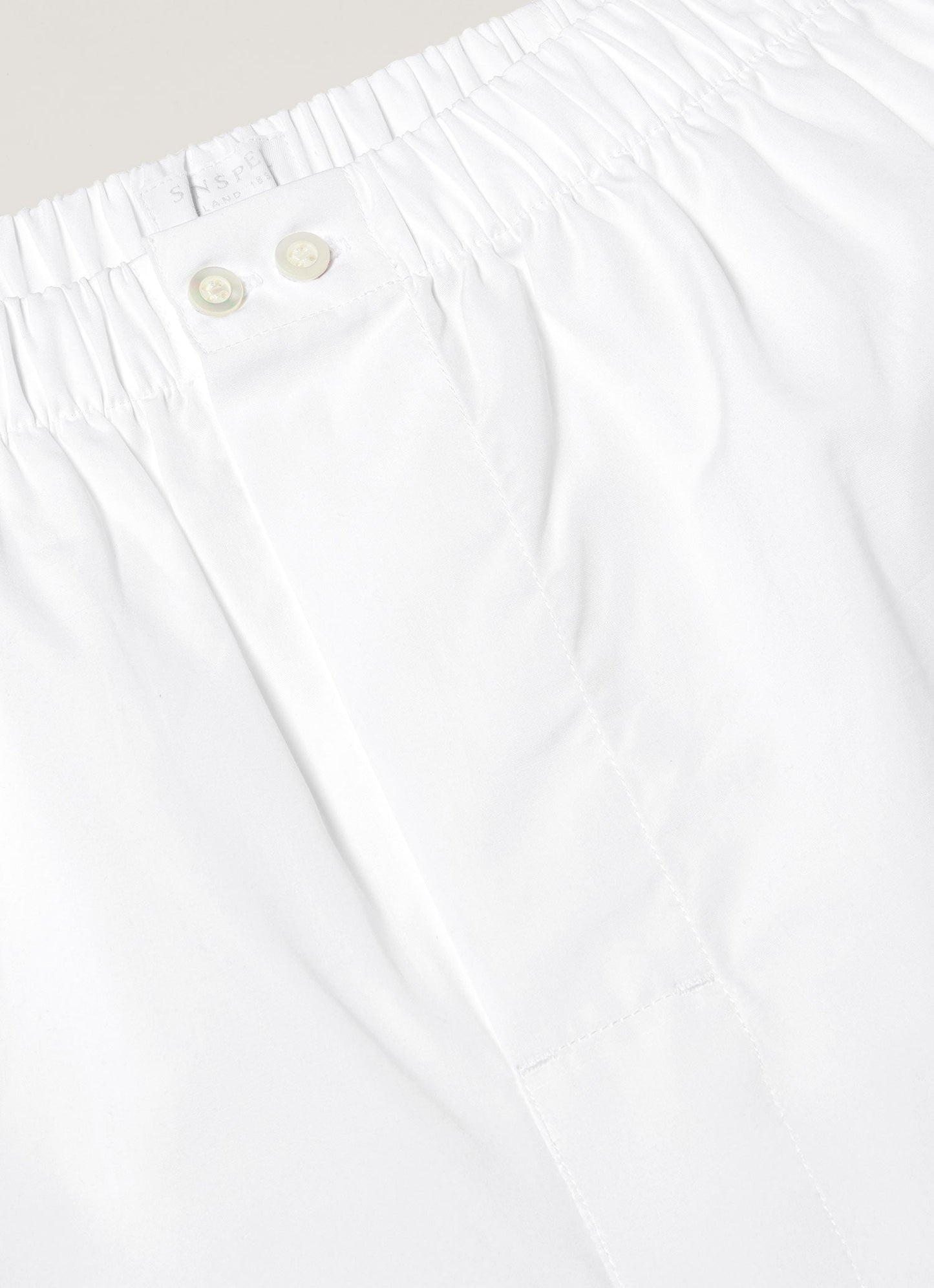 Mens Sea Island Cotton 1947 Boxer Short White Mbox4711