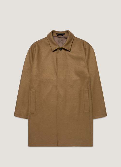Mens Boiled Wool Coat In Mole Mcoa7334 Brgi