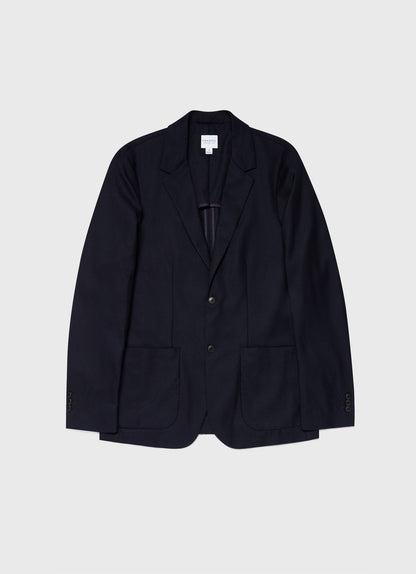 Mens Panama Blazer In Navy Mjac7106 Buaa