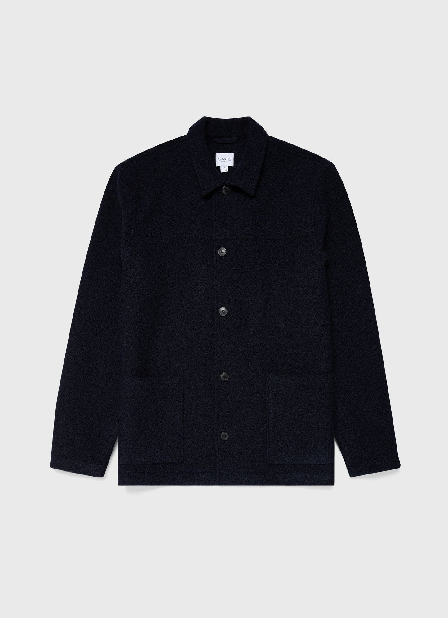 Mens Wool Donkey Jacket In Navy Mjac7113 Buaa