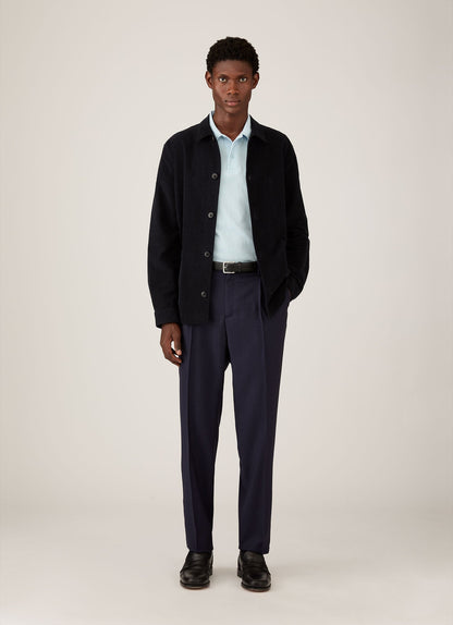 Mens Moleskin Twin Pocket Jacket In Navy Mjac7165 Buaa
