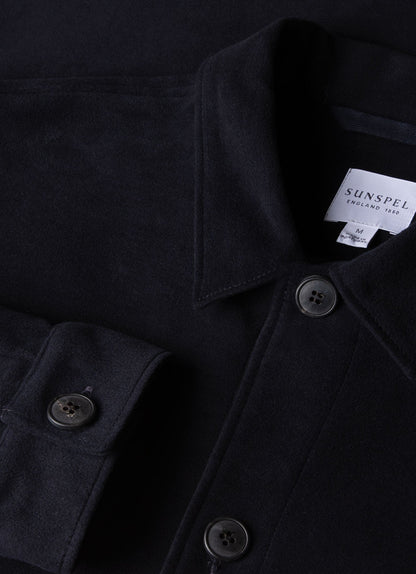 Mens Moleskin Twin Pocket Jacket In Navy Mjac7165 Buaa