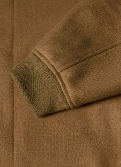 Men's Wool Bomber Jacket in Mole