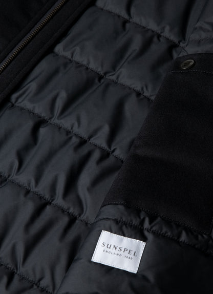 Mens Wool Cashmere Gilet In Navy Mjac7199 Buaa