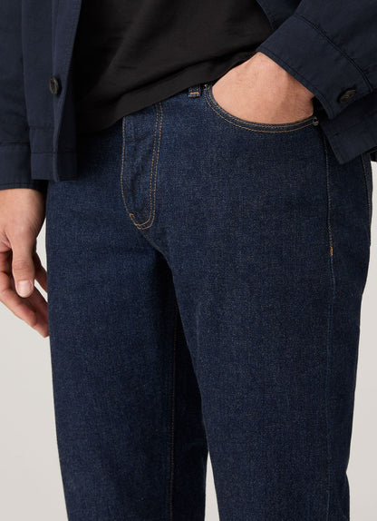 Mens Regular Fit Jean Denim Rinse Wash