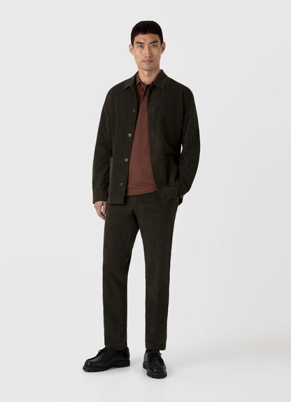 Mens Riviera Polo Shirt In Cocoa Brown Mpol1026 Brfn