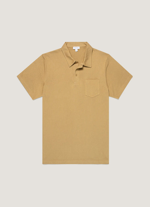 Mens Riviera Polo Shirt In Walnut Mpol1026 Brgo