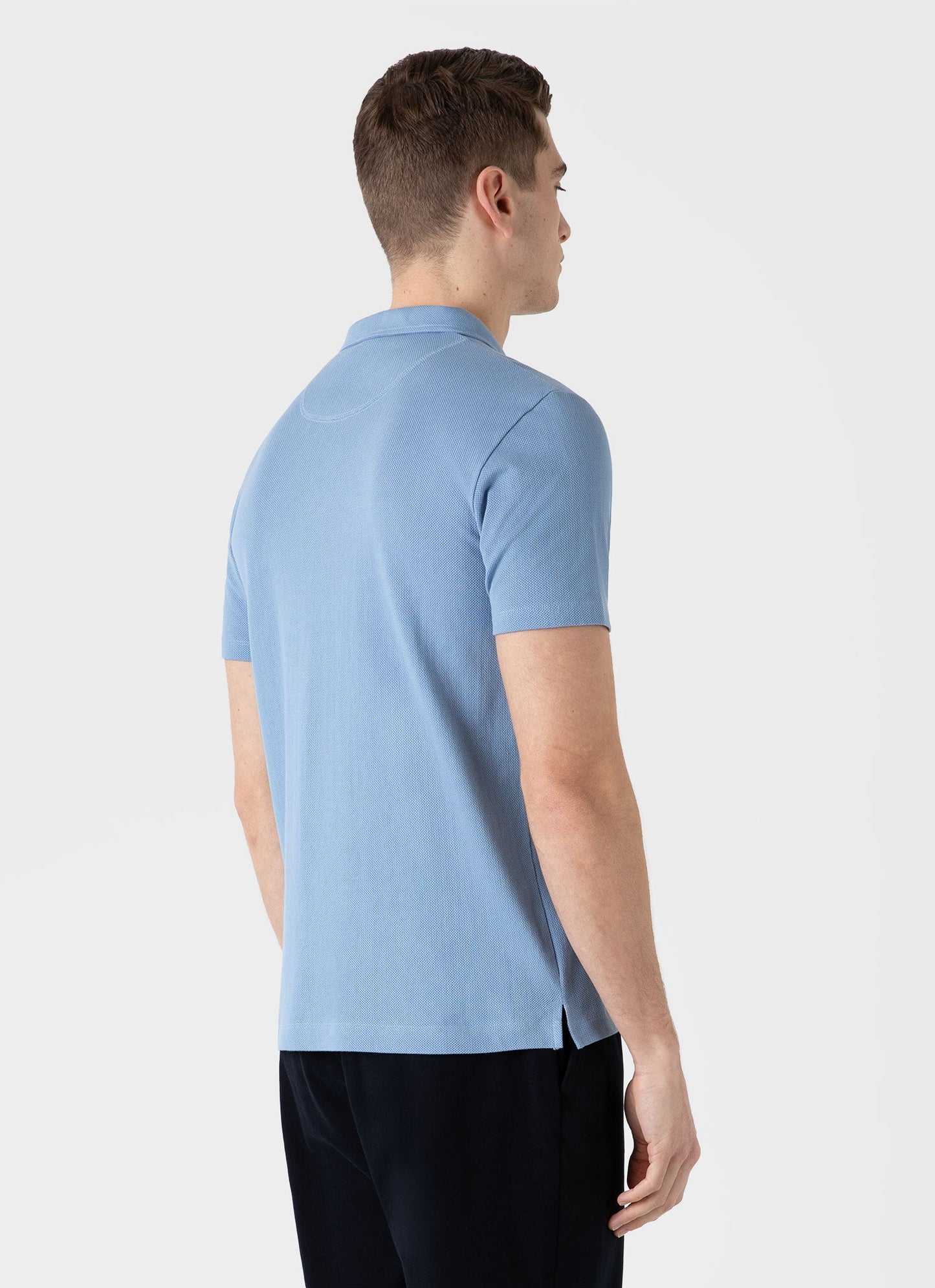 Mens Riviera Polo Shirt In Cornflower Mpol1026 Buva