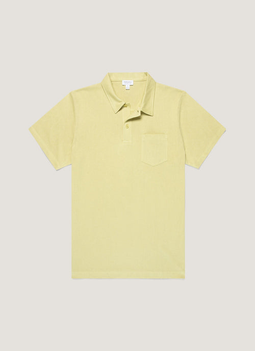 Mens Riviera Polo Shirt In Avocado Mpol1026 Gniw