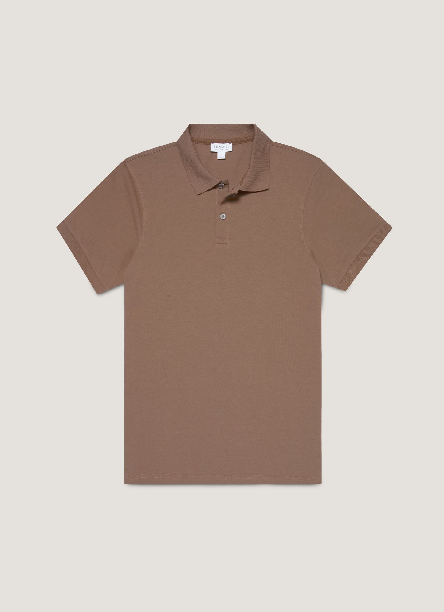 Mens Pique Polo Shirt In Bark Mpol1028 Brgc