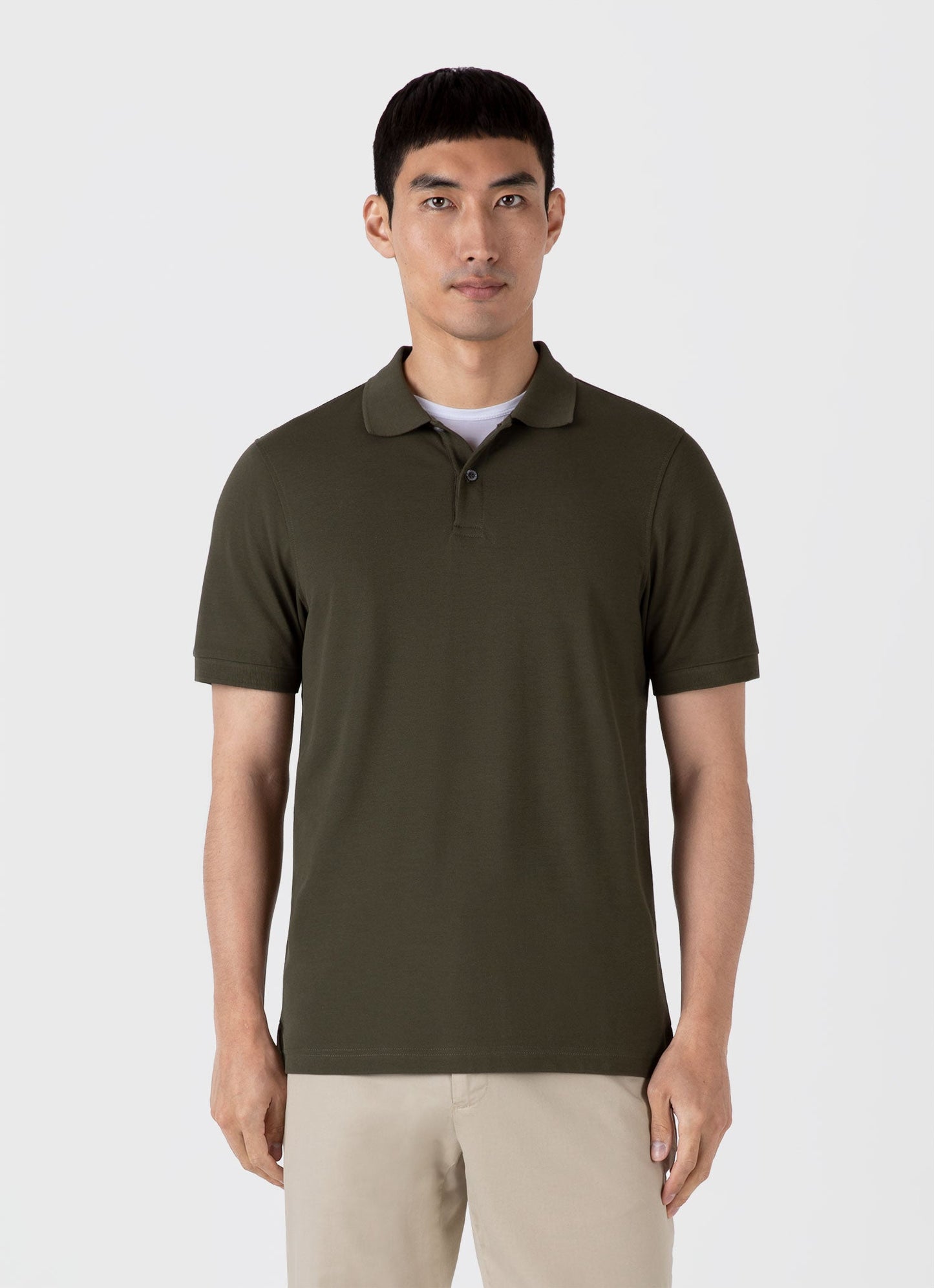 Mens Pique Polo Shirt In Pine Green Mpol1028 Gnhz