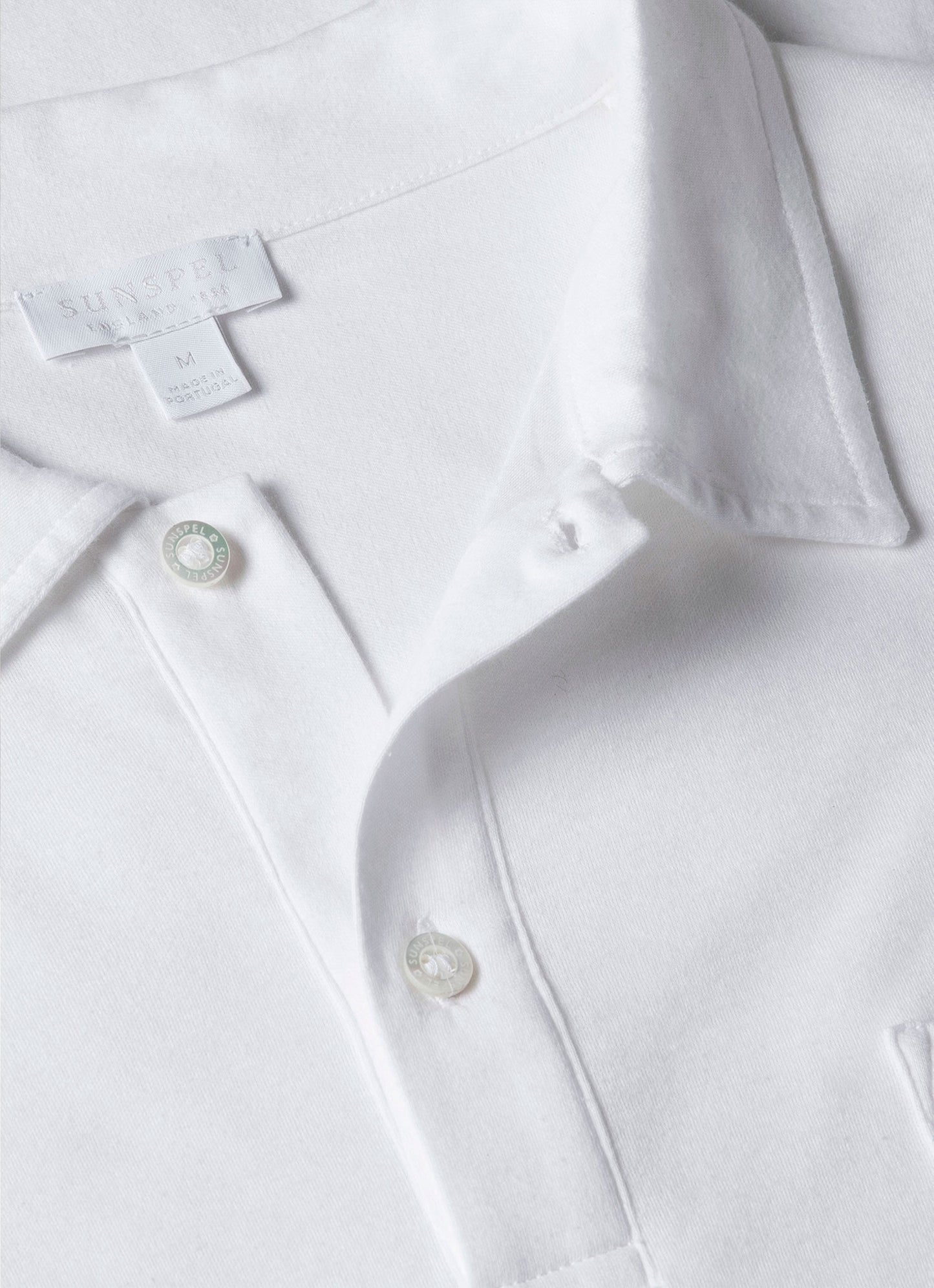 Men S Sea Island Cotton Riviera Polo Shirt In White