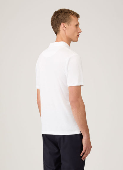 Men S Sea Island Cotton Riviera Polo Shirt In White