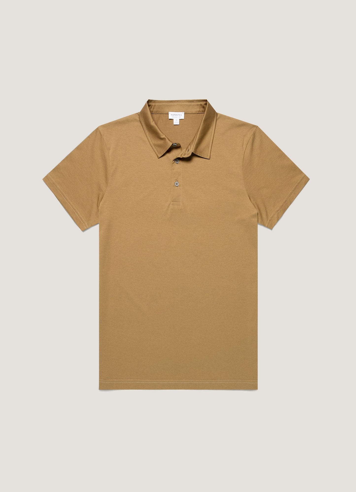 Mens Classic Jersey Polo Shirt In Walnut Mpol1052 Brgo