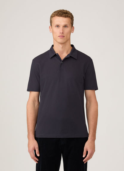 Mens Regular Fit Riviera Polo Shirt In Navy Mpol1076 Buaa