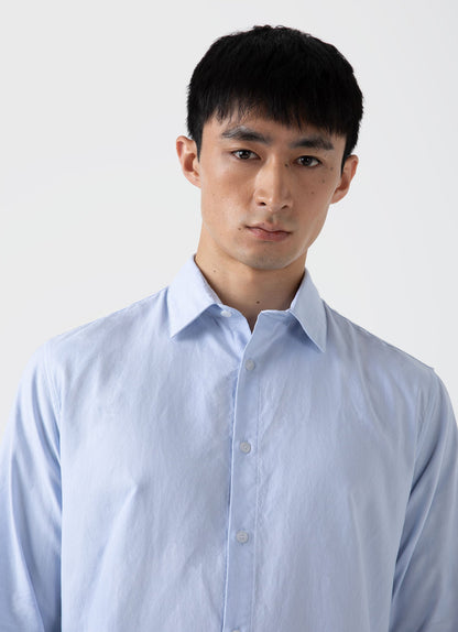 Men S Oxford Shirt In Light Blue Oxford Yarn Dyed Msht2057 Bued