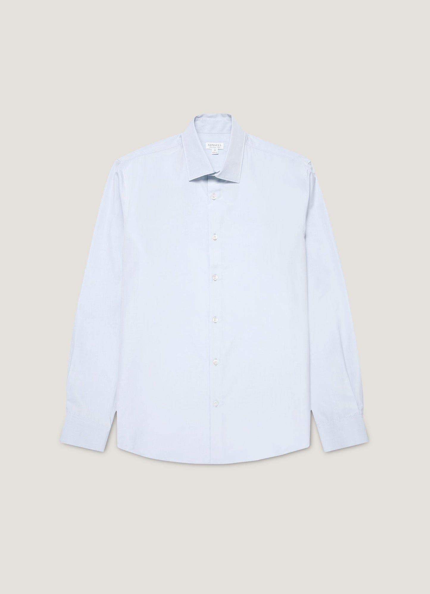 Mens Sea Island Cotton Shirt In Light Blue Msht2122 Bugz