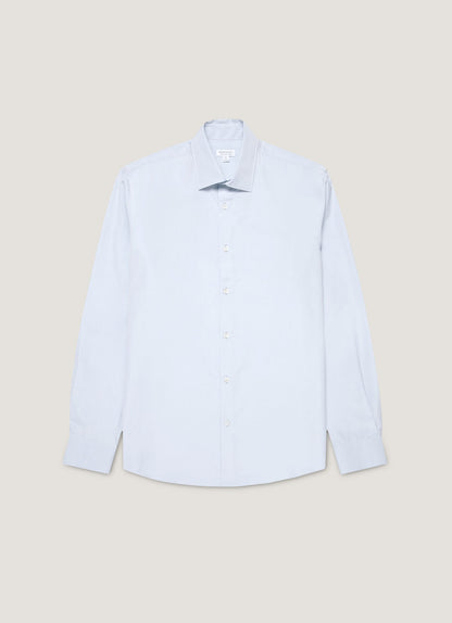Mens Sea Island Cotton Shirt In Light Blue Msht2122 Bugz