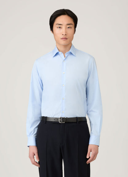 Mens Cutaway Collar Shirt In Light Blue Msht2126 Buud