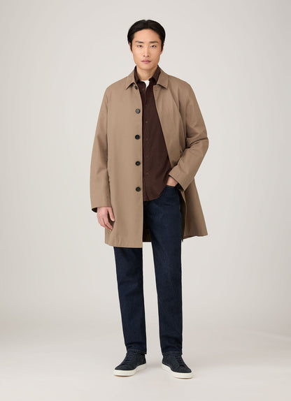 Mens Fine Cord Shirt In Truffle Msht2130 Brgd
