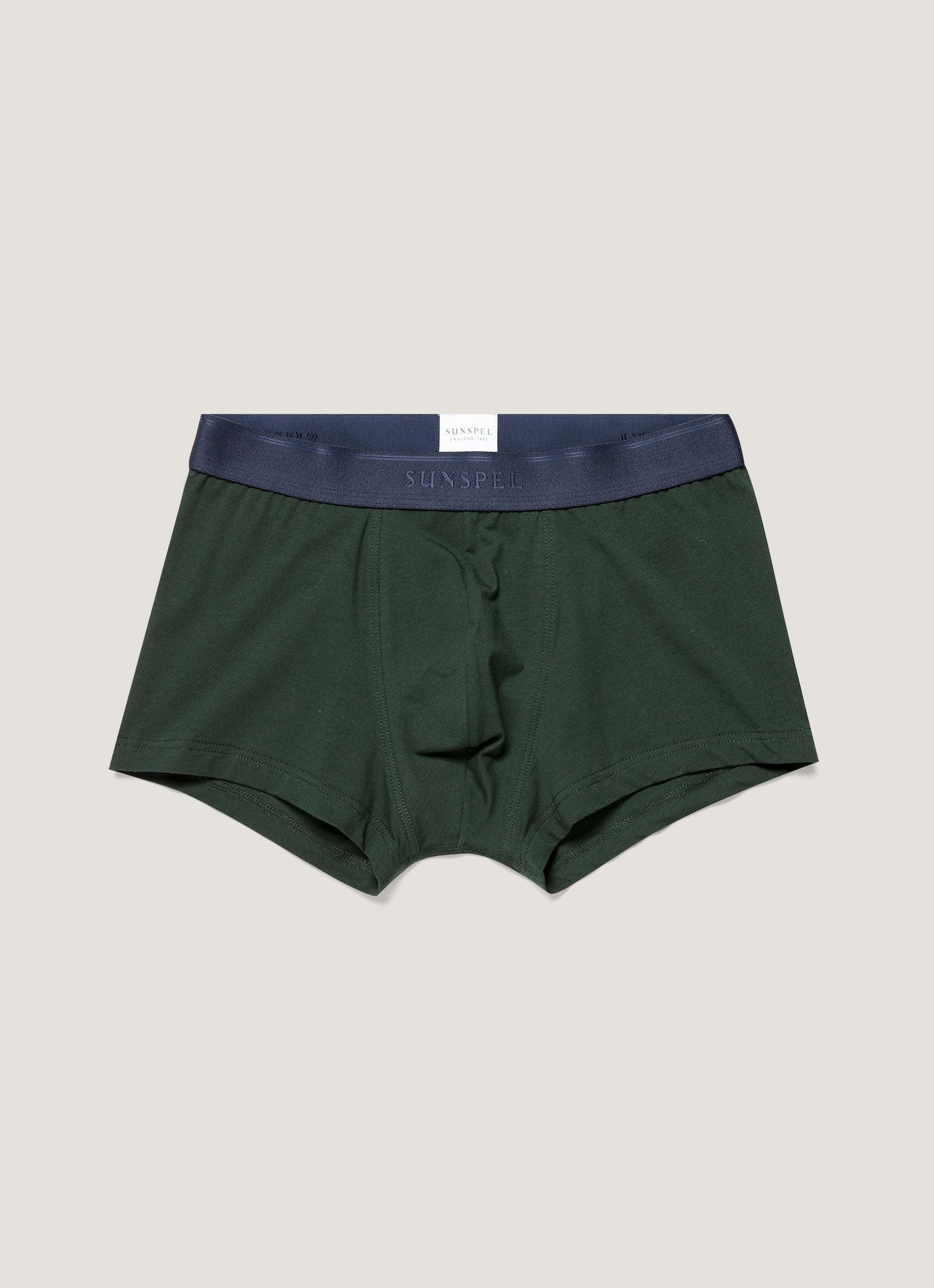 Mens Stretch Cotton Trunks In Seaweed Mtru4615 Gnfq