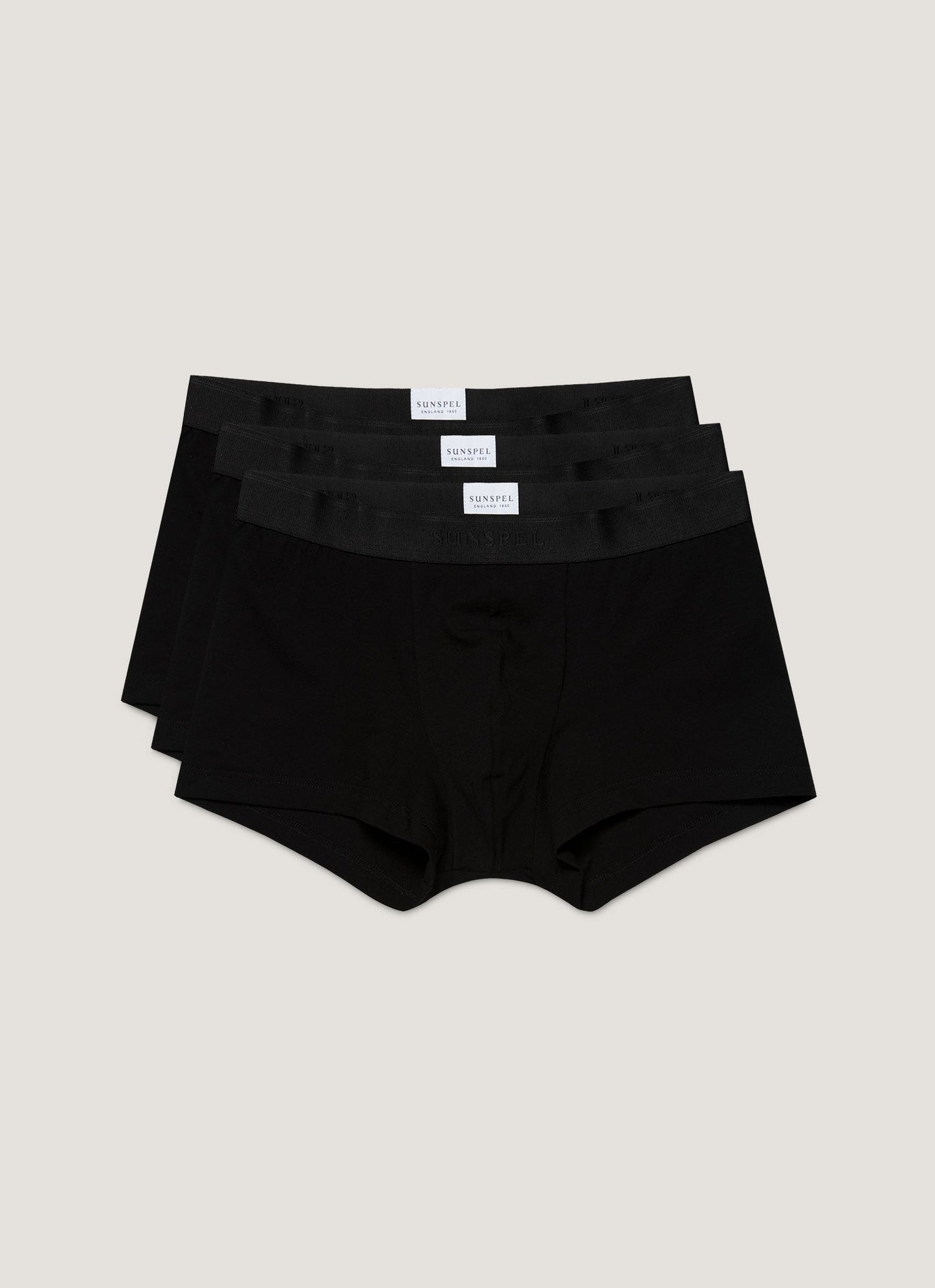 Mens Multipack Stretch Cotton Trunks In Black Packm45 Bkaa