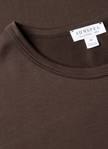 Mens Classic Tshirt In Dark Chocolate Mtsh0001 Brgs