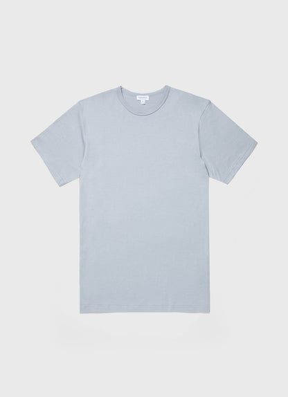 Mens Classic Tshirt In Smoke Blue Mtsh0001 Buvc