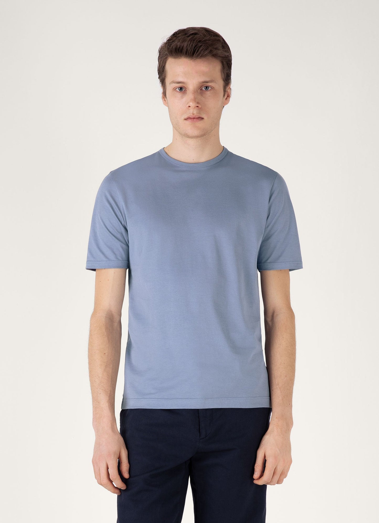 Mens Classic Tshirt In Vintage Blue Mtsh0001 Buwb